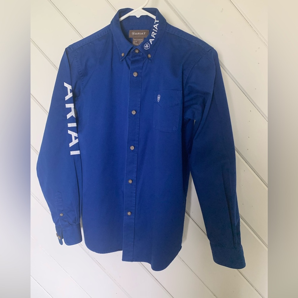 Ariat Royal Blue Long Sleeve Shirt